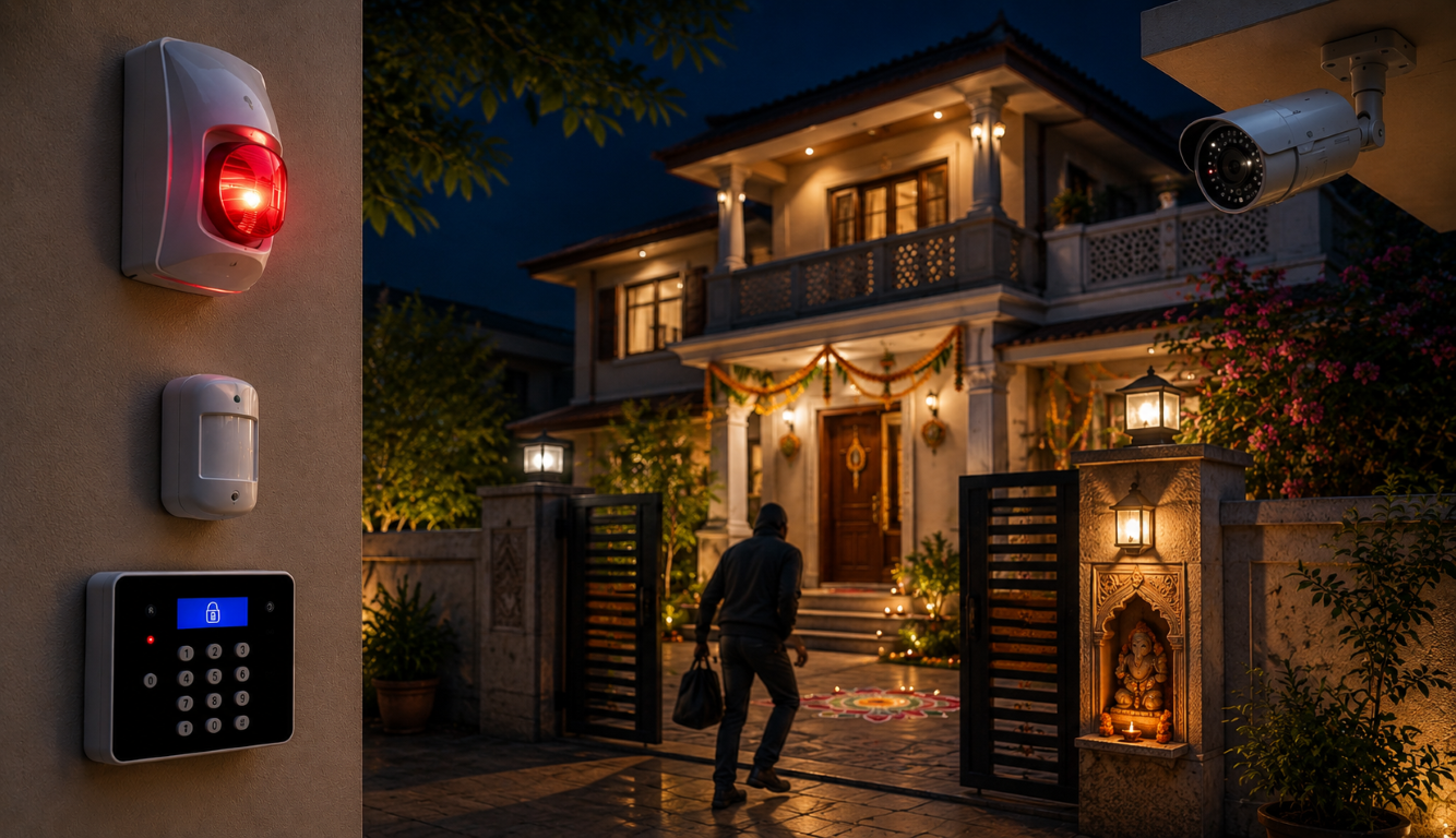 Why Indian Homes Need 24/7 Burglar Alarm Systems